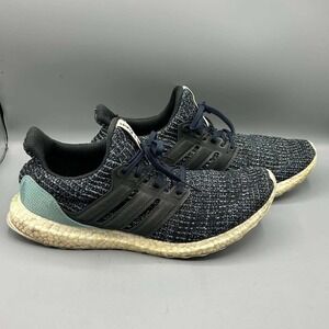 Adidas Ultraboost 4.0 Parley Carbon Ink Blue Men‎ Running Shoes CG3673 Size 10.5